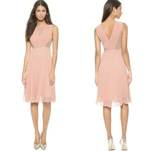 MaxAzria Whimsical Evening Dress Fairy Blush Pink Retail $345